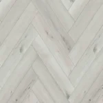 White Ash Premium Click Vinyl SPC Herringbone Flooring - 6.5mm